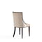 Manhattan Comfort Grand Faux Leather and Velvet Dining Chair in Tan with Beech Wood Frame (Set of 2) DC048-TN - alternate 10